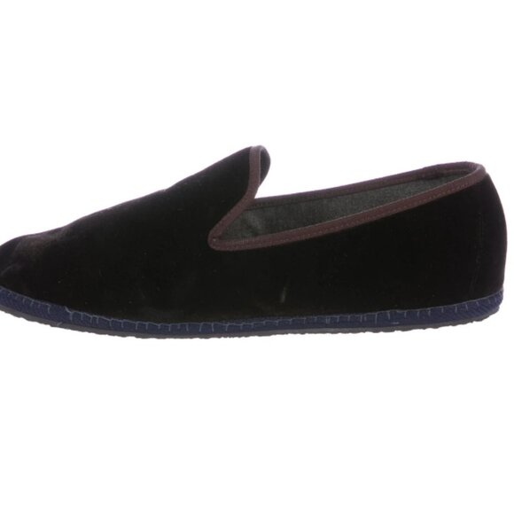 Salvatore Ferragamo Men\'s Brown Velvet Slip-Ons main image 5